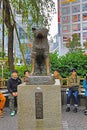 statue is located in front of Shibuya station 3 Nov 2013