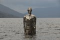 Statue in Loch Earn