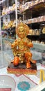 Statue of Lord Hanumaan at shops as indian God