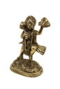 statue of lord hanuman carrying a mountain according to hindu scripture ramayan