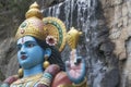 Statue of lord krishna ramayana cave Malaysia