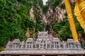 Statue of Lord Muragan and entrance at Batu Caves in Kuala Lumpur, Malaysia Royalty Free Stock Photo