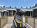 Statue of lord Nandi, hindu mythological god or deity