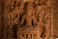 Statue of Lord Shiva, the almighty at Kailasa temple, Ellora Caves