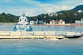 Statue of Lord Shiva on Ganga Ghat