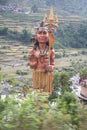 Statue of Lord Shiva Gangotri Uttarakhand India Asia .