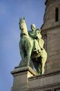 Statue of Louis IX in Monmartre