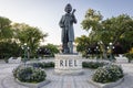 Statue of Louis Riel in a park in Winnipeg, Manitoba, Canada