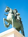 Statue of Louis XIV, king of France in Versailles