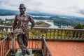 Statue of Luis Eduardo Villegas, Guatape, Colombia