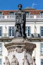 Statue of Luis Vaz de Camoens in Lisbon, Portugal Royalty Free Stock Photo