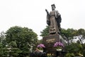 Statue of ly thai in hanoi, the capital of vietnam - close to hoan kiem lake Royalty Free Stock Photo