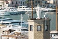 Statue of the Madonna in the port of Casamicciola