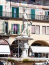 Statue Madonna Verona in Verona city in spring Royalty Free Stock Photo