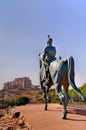 Statue Of Maharaja Rao Jodha ji founder of Jodhpur near Jaswant Thada