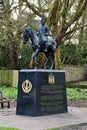 Maharajah Duleep Singh Statue, Butten Island, Thetford, Norfolk, England, UK Royalty Free Stock Photo