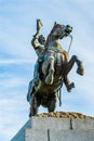 The statue of Major General Andrew Jackson on a horse in Jackson Square, New Orleans Royalty Free Stock Photo