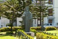Statue of Makarios - Havana - Cuba Royalty Free Stock Photo