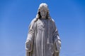 Historical Male Statue with Blue Sky Royalty Free Stock Photo