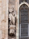 Statue of man in toga of Cathedral of Milan