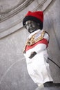 Statue Of Mannekin Pis In Brussels Royalty Free Stock Photo