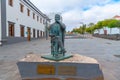 Statue of Manuel Valezquez Cabrera at Puerto de Rosario at Fuerteventura, Canary islands, Spain