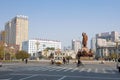 The statue of Mao Zedong Royalty Free Stock Photo