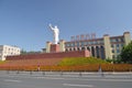 Statue of Mao zedong in Chengdu Royalty Free Stock Photo