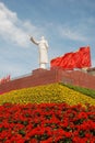 Statue of Mao zedong in Chengdu Royalty Free Stock Photo