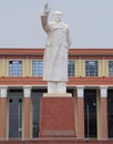 Statue of Mao Zedong on square in Chengdu, China Royalty Free Stock Photo