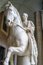 Statue of Marcus Nonius Balbus on trotting horse