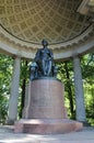 The statue of Maria Feodorovna in the pavilion Rossi. Pavlovsky Park. The city of Pavlovsk. Royalty Free Stock Photo