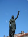 Statue of Marianne in Jonzac Royalty Free Stock Photo