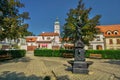 Statue at Marianske Namestie square at Uherske Hradiste