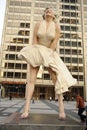 Statue of Marilyn Monroe in Chicago Royalty Free Stock Photo