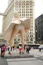 Statue of Marilyn Monroe in Chicago Royalty Free Stock Photo