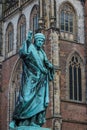 Statue on the Market square Royalty Free Stock Photo