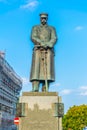 Statue of Marshal Jozef Pilsudski in Warsaw, Poland...IMAGE Royalty Free Stock Photo