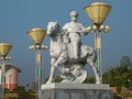 The statue of Marshal Zhu De