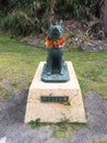 Statue of Marylin on Zamami island,Okinawa, Japan Royalty Free Stock Photo