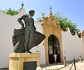 Statue of a matador, torero, in Ronda, Malaga Province, Spain