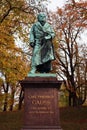 Statue of mathematician Carl Friedrich Gauss.