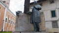 Statue of mathematician Ulisse Dini in Piazza di Cavalieri, Pisa