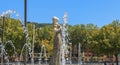 Statue of Melpomene in Greek mythology the muse of singing