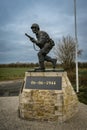 Statue and Memorial of Major Dick Richard Winters Royalty Free Stock Photo