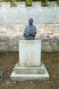 Statue and memorial to famous Englishman