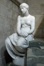 Statue of memory at Roskilde Cathedral Denmark