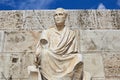 Statue of Menander in Acropolis, Athens, Greece Royalty Free Stock Photo