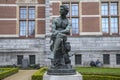 Statue Mercury At The Free Garden Of The Rijksmuseum Museum At Amsterdam The Netherlands 6-4-2022 Royalty Free Stock Photo