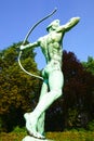 Statue of Mercury in the Park, Sanssouci Palace Royalty Free Stock Photo